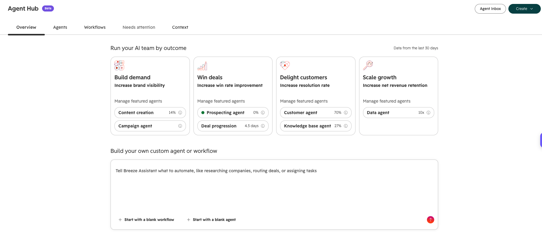 Agent Hub Screenshot