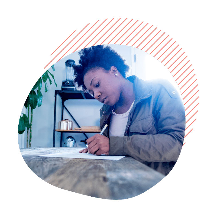 Black Woman Writing | OPAAT-SWY