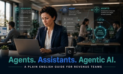 Agents, Assistants, and Agentic: Plain-English Guide for Revenue Teams