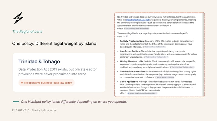 Trinidad & Tobagos GDPR Status - engagent