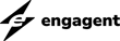 Engagent Logo Horizontal Transparent black
