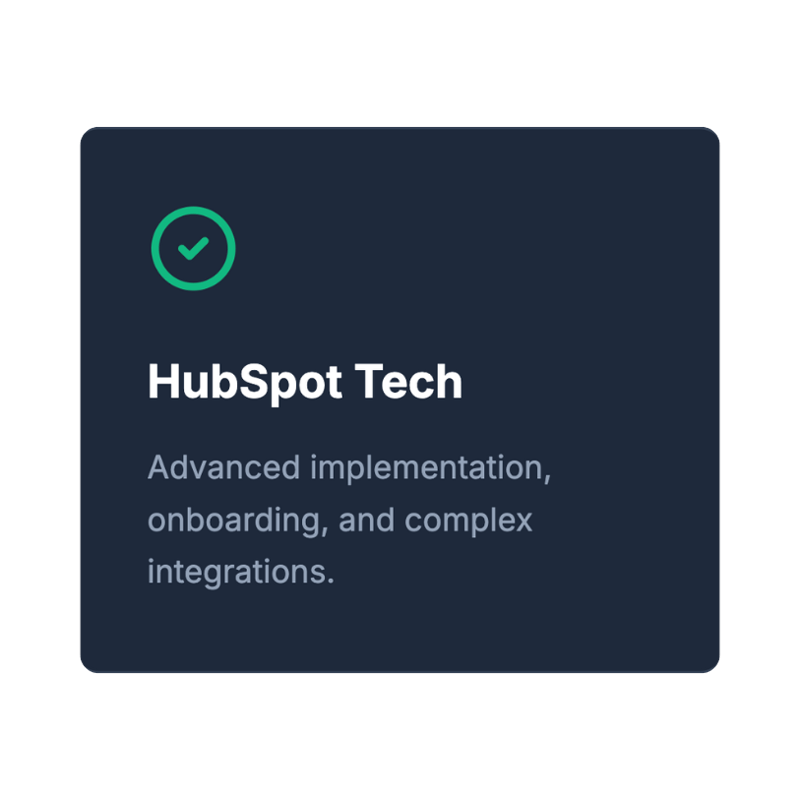 Our Expertise_HubSpot Tech